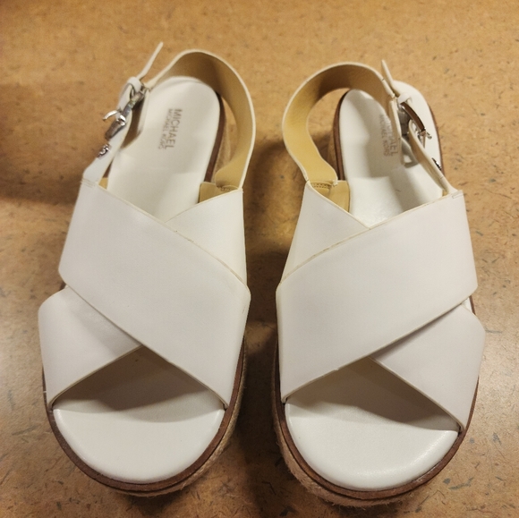 Michael Kors Shoes - Michael Kors Meryl Criss Cross Espadrille Platform Women SZ 8M